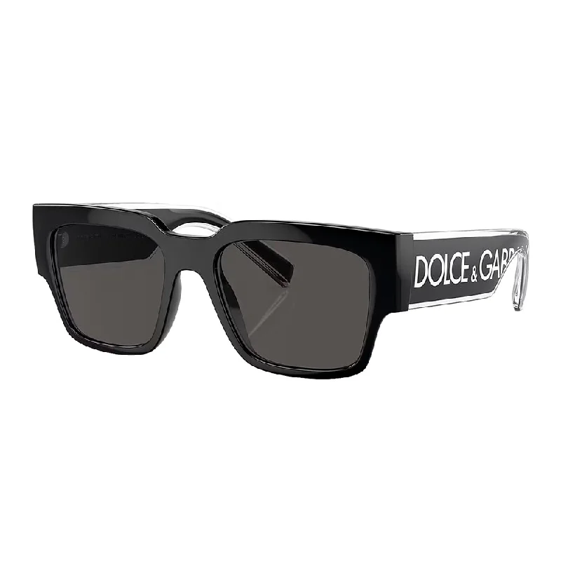 Dolce & Gabbana  DG 6184 501/87 52mm Unisex Square Sunglasses Fashionable Look