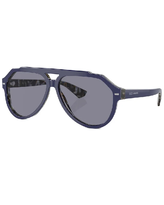 Dolce & Gabbana Men's DG4452 60mm Sunglasses Classic Aviator Style