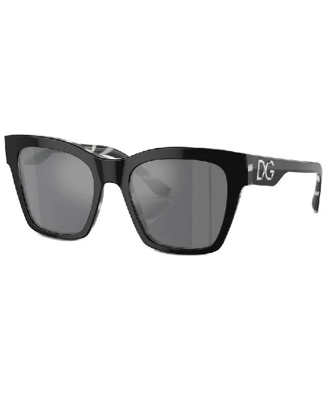 Dolce & Gabbana Women's 4348 53mm Sunglasses Wayfarer Streetwear Style
