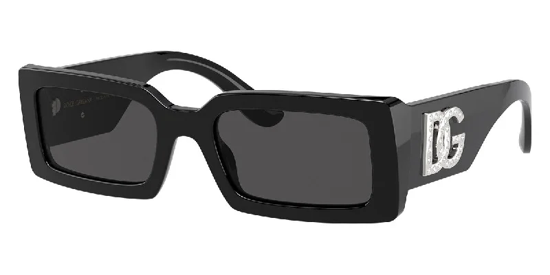 Dolce & Gabbana Women's 53mm Black Sunglasses Vintage Horn - Rimmed Style