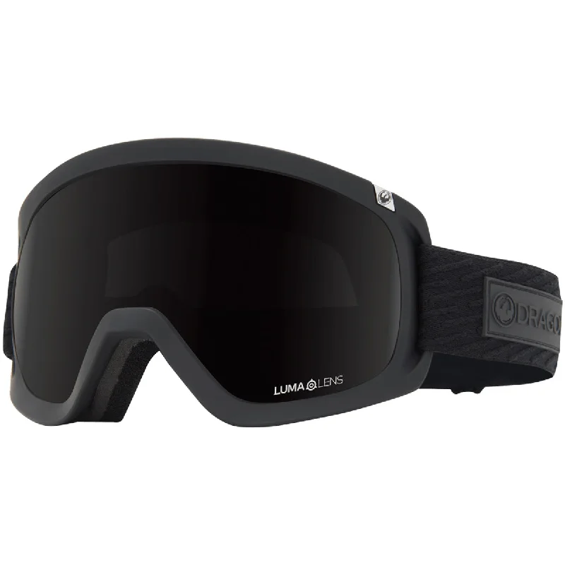Dragon DR D3 OTG Snowboard Goggles - Midnight/Midnight Unisex Angular Frame Style