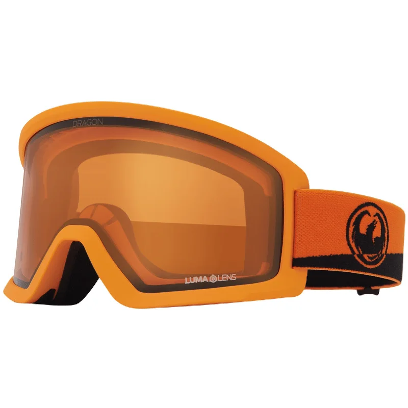 Dragon DR DX3 OTG Snowboard Goggles - Zest/Amber Translucent Frame Modern Aesthetic