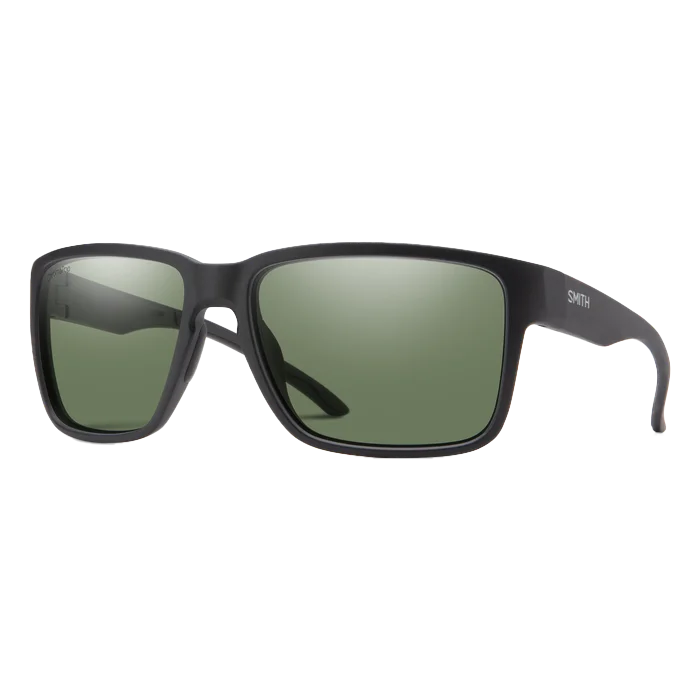 Emerge - Matte Black/ChromaPop Polarized Gray Green Geometric - Patterned Frame Design
