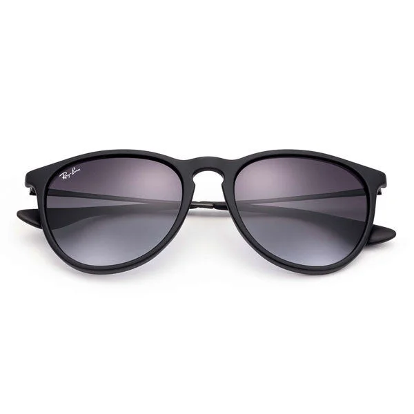 Erika - Rubber Black/Grey Gradient Wood - Grain Accent Natural Look