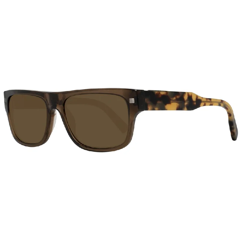 Ermenegildo Zegna  Men Men's Sunglasses Wood - Grain Accent Natural Look