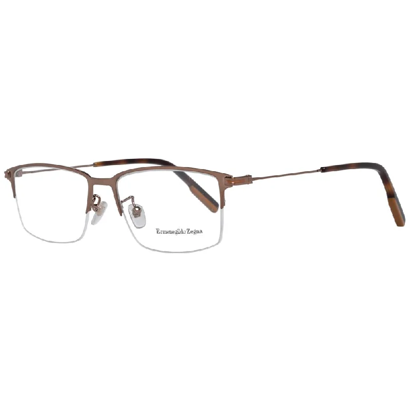 Ermenegildo Zegna  Men Optical Men's Frames Oval - Rimmed Sophisticated Look