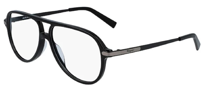 Ferragamo SF2855 001 Navigator Eyeglasses High - Tech Smart Glasses