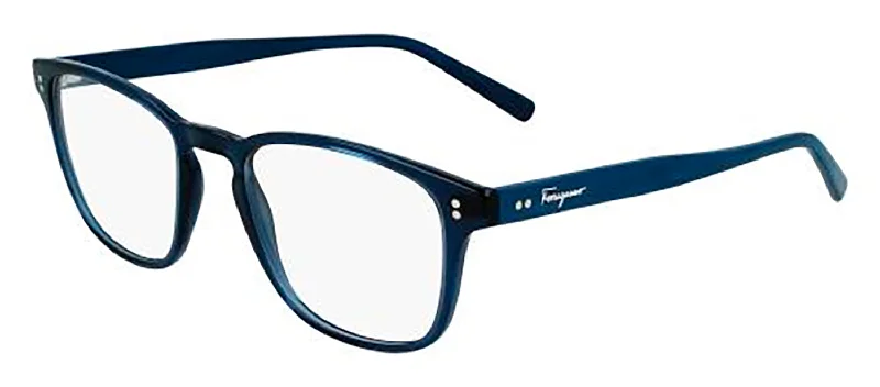 Ferragamo SF2913 402 Square Eyeglasses Magnetic - Attachment Style