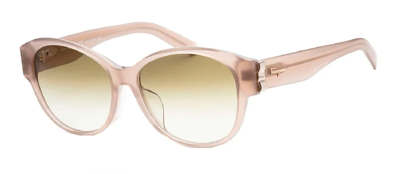 Ferragamo SF974SA 294 Oval Sunglasses Cat - Eye Vintage Revival