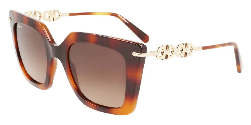 Ferragamo Women's 51mm Brown Sunglasses SF1041S-238 Gradient - Lens 