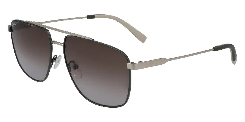 Ferragamo Women's 60 mm Matte Gold Sunglasses Tortoiseshell Pattern Aesthetic