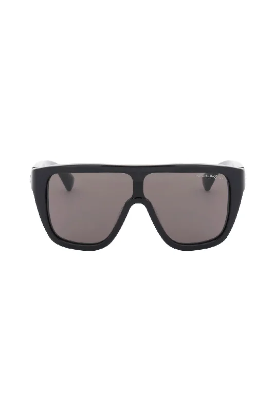 ALEXANDER MCQUEEN floating skull mask sunglasses Oval - Rimmed Sophisticated Look