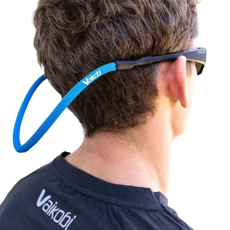 Floating Sunglasses Retainer - Cyan Rectangle Business Style