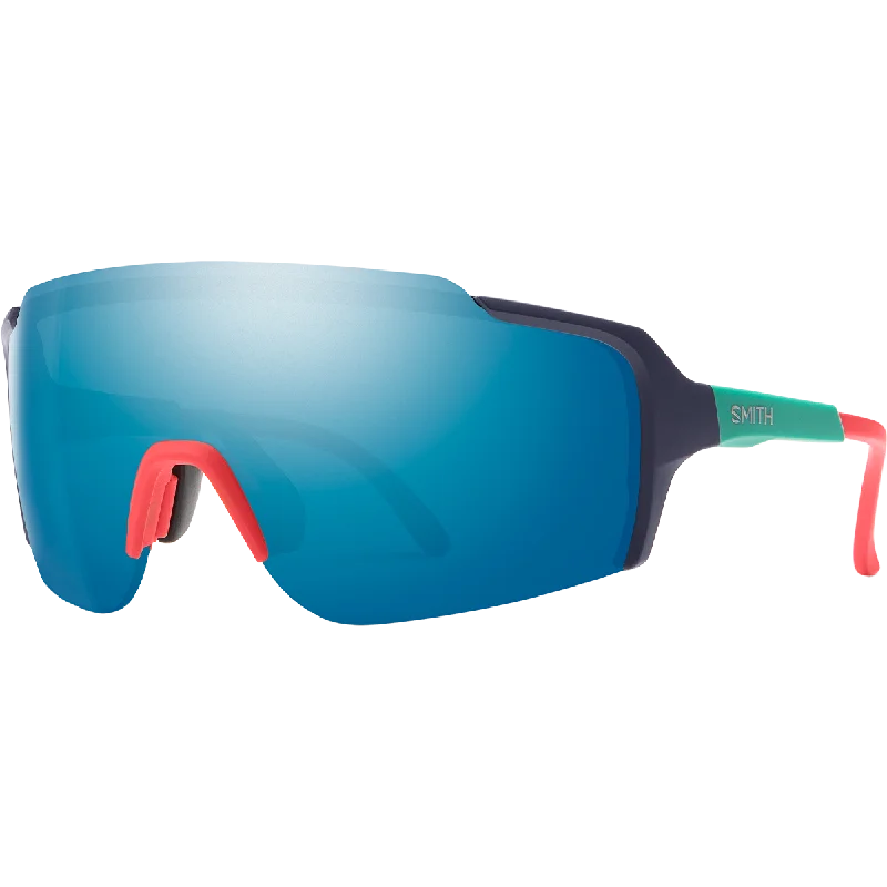 Flywheel - Matte Deep Ink/Chromapop Blue Mirror Two - Tone Frame Contrast