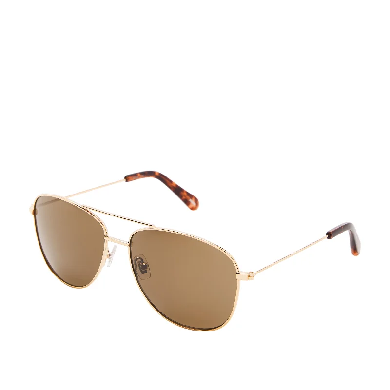 Fossil Men's Aviator Sunglasses Fashionable Look