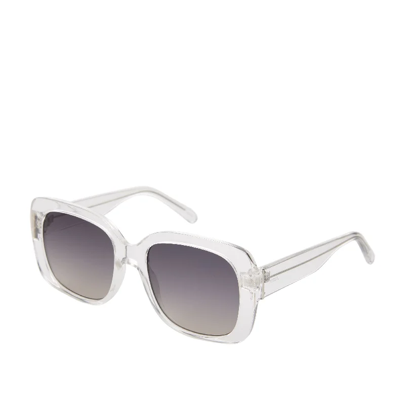 Fossil Women's Butterfly Sunglasses Flip - Up Dual - Purpose Design