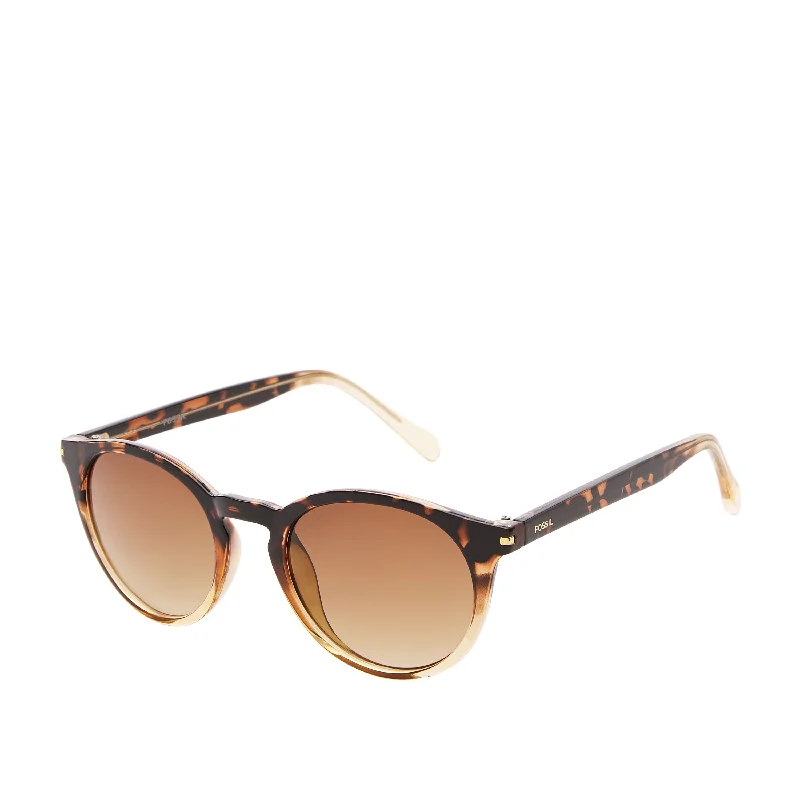 Fossil Women's Round Sunglasses Art - Deco - Inspired Eyewear
