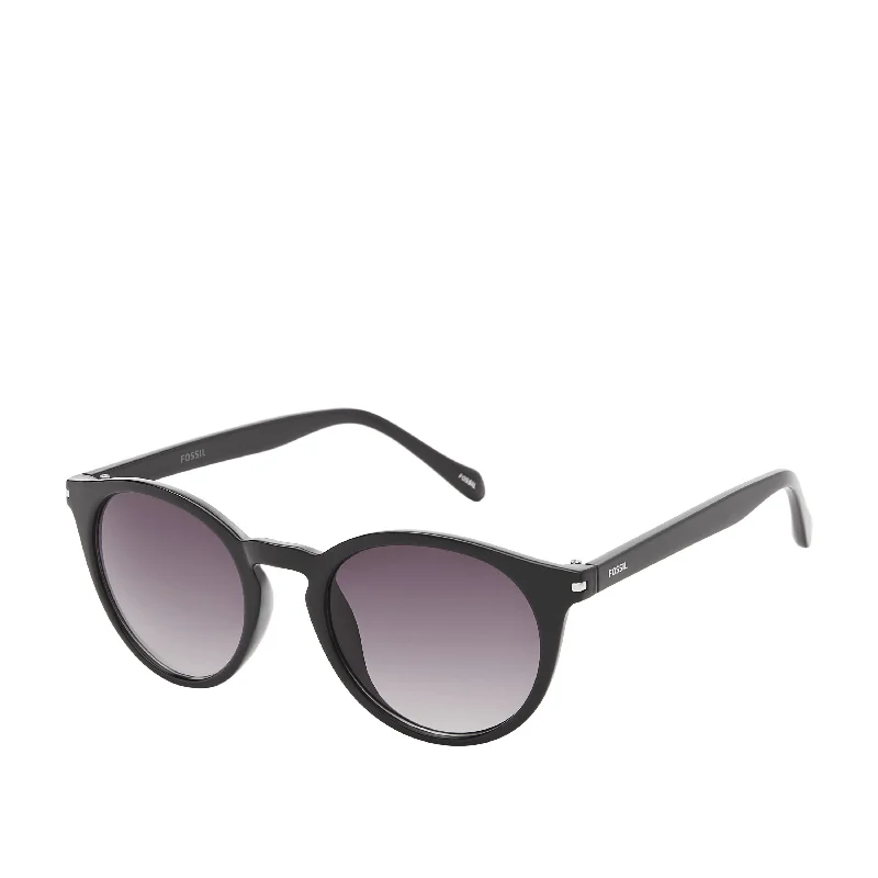 Fossil Women's Round Sunglasses Unisex Angular Frame Style