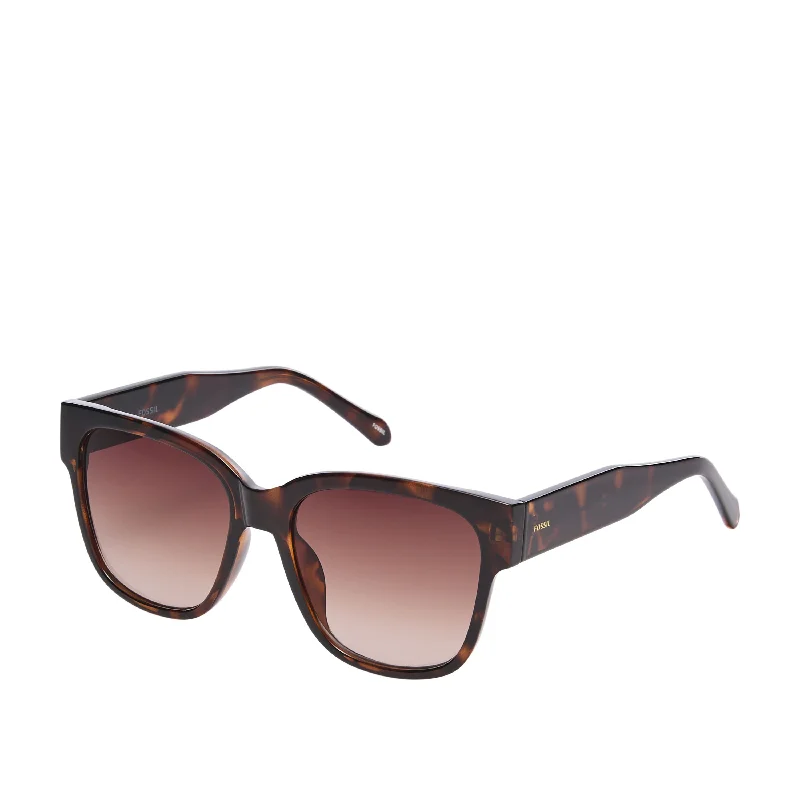 Fossil Women's Square Sunglasses Gradient - Lens 