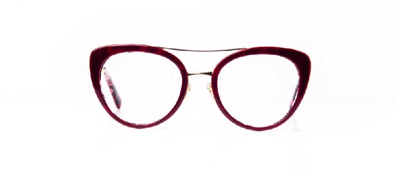 FUBU Frames Montauk Burgundy Oval Blue Light Eyeglasses Wire - Frame Intellectual Look FUBU Frames Montauk Burgundy Oval Blue Light Eyeglasses Wire - Frame Intellectual Look