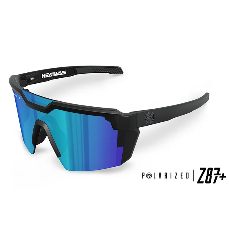 Future Tech Sunglasses in Polarized Galaxy Blue Z87+ Cat - Eye Vintage Revival
