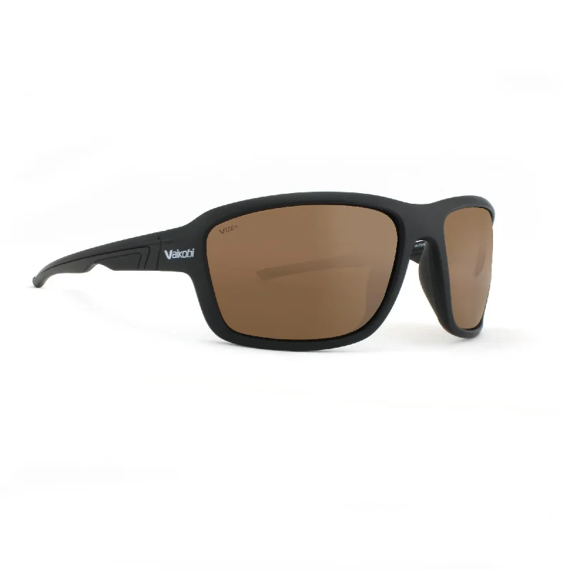 Garda Polarized Sunglasses (Black/Amber) Classic Aviator Style