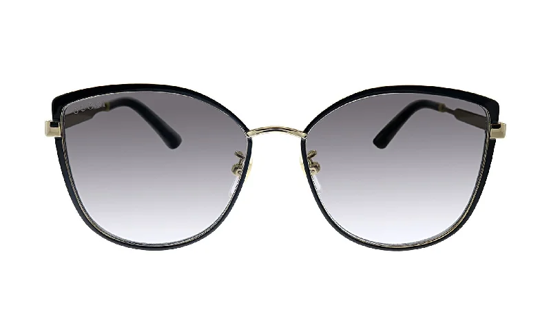 Gucci GG 0589SK 001 Cat-Eye Sunglasses Fashionable Look