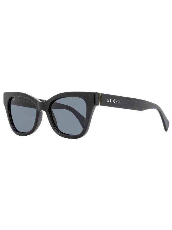 Gucci Women's Rectangular Sunglasses GG1133S 001 Black 52mm Rhinestone - Embellished Glam Design Gucci Women's Rectangular Sunglasses GG1133S 001 Black 52mm Rhinestone - Embellished Glam Design