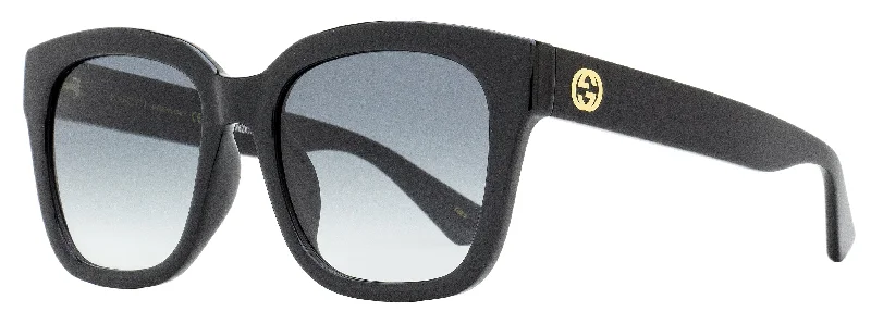 Gucci Women's Square Sunglasses GG1338SK 003 Black 54mm Fashionable Look