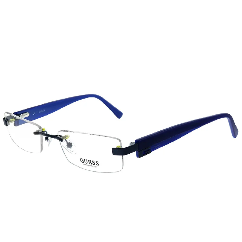Guess  GU 1630 BL 52mm Unisex Rimless Eyeglasses 52mm Cat - Eye Vintage Revival