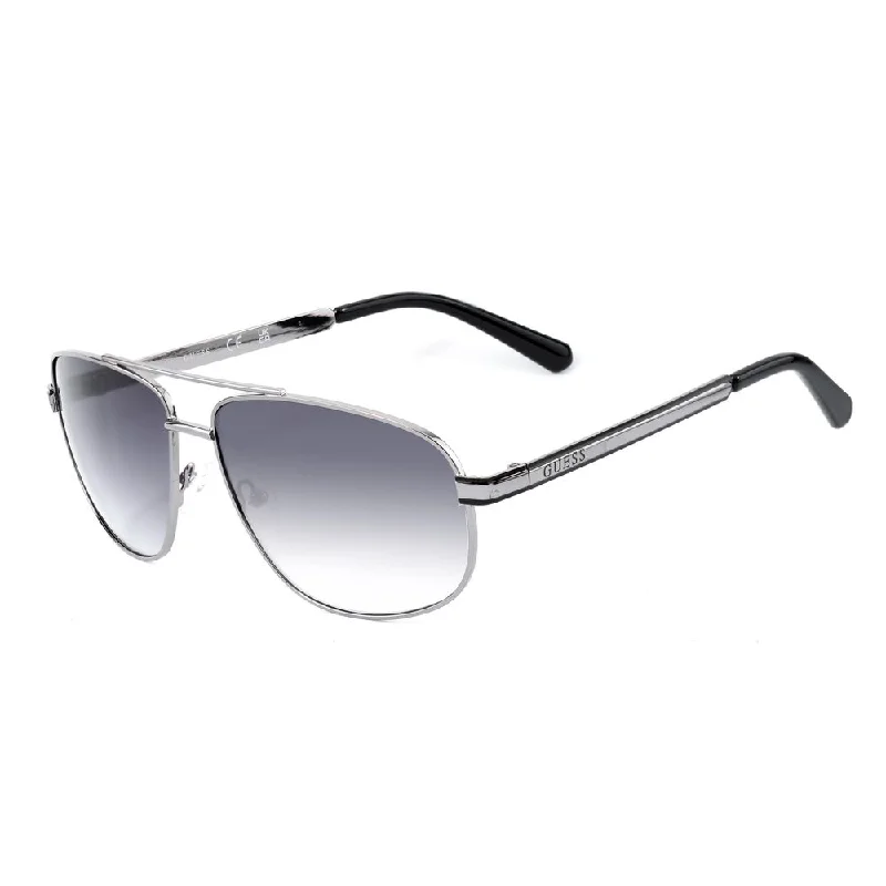 Guess  Metal Men's Sunglasses Retro Round - Frame Look