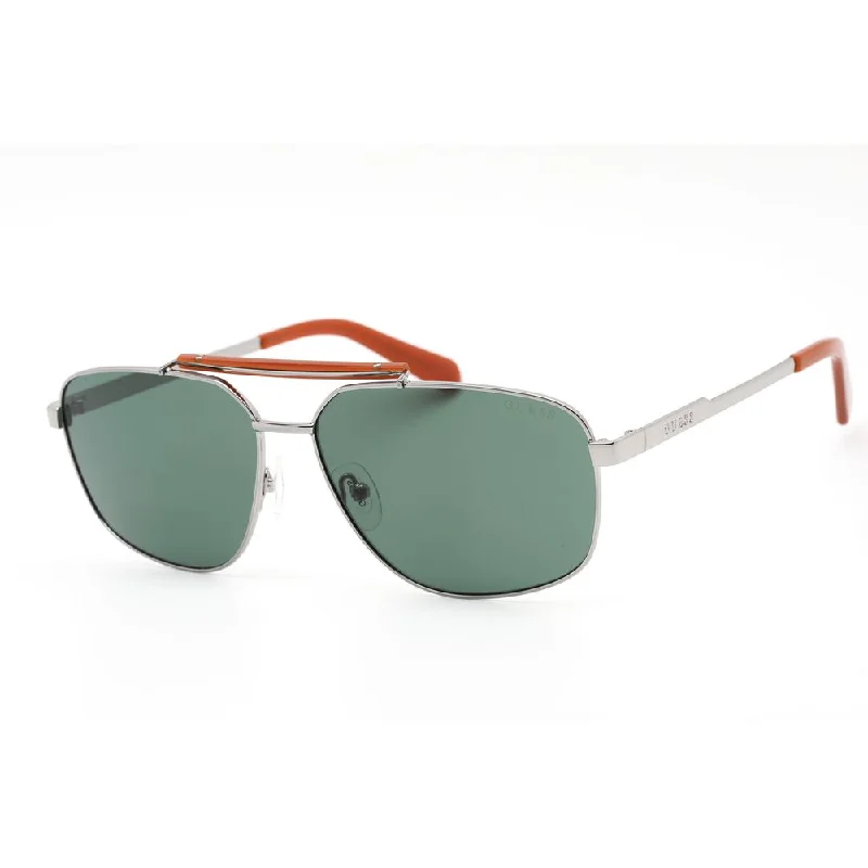 Guess  Metal Men's Sunglasses Round - Rimmed Bohemian Look