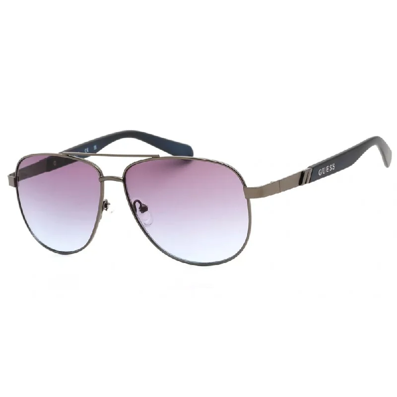 Guess  Metal Men's Sunglasses Transparent Frame Trend