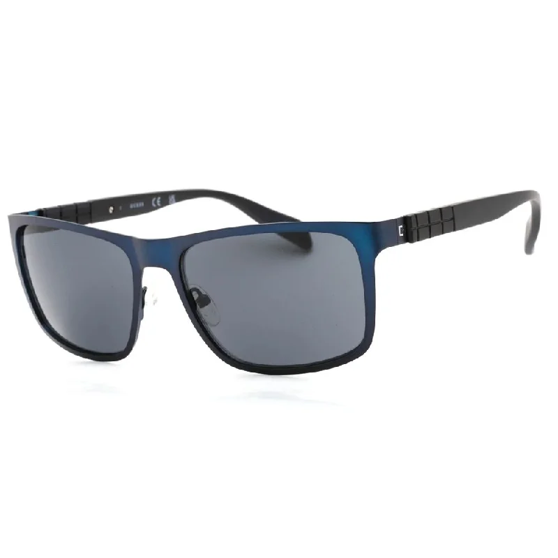 Guess  Metal Men's Sunglasses Translucent Frame Modern Aesthetic