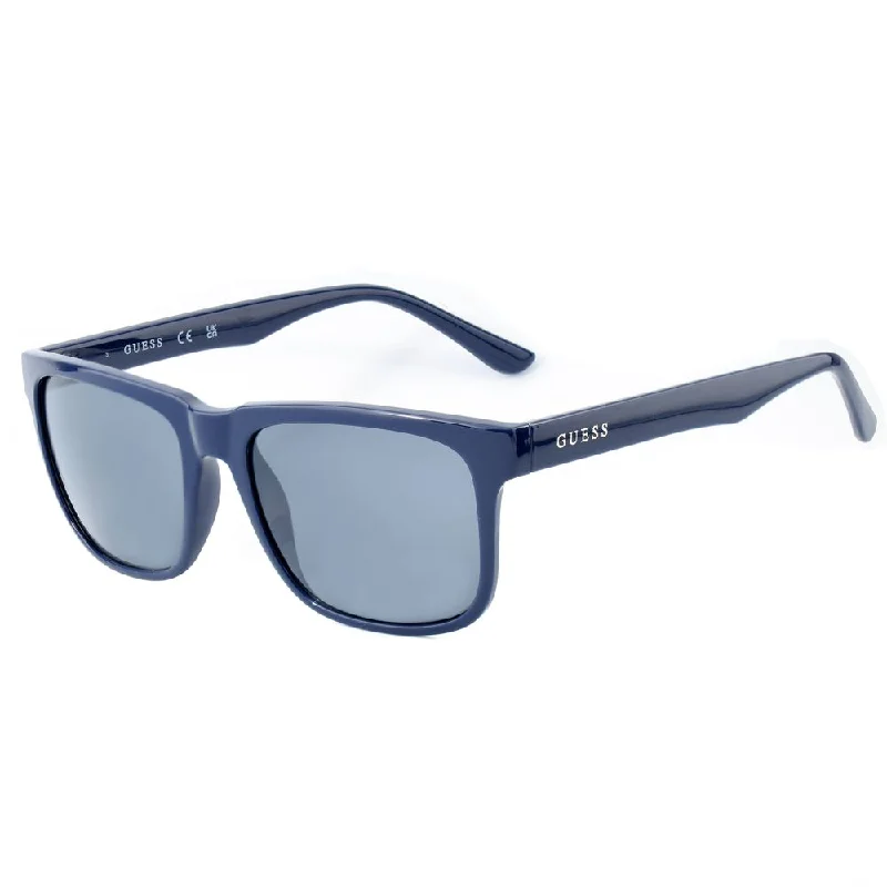 Guess  Resin Men's Sunglasses Rectangle - Rimmed 