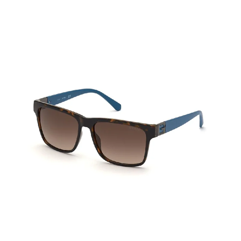 Guess  Resin Men's Sunglasses Oval - Shaped Academic Look