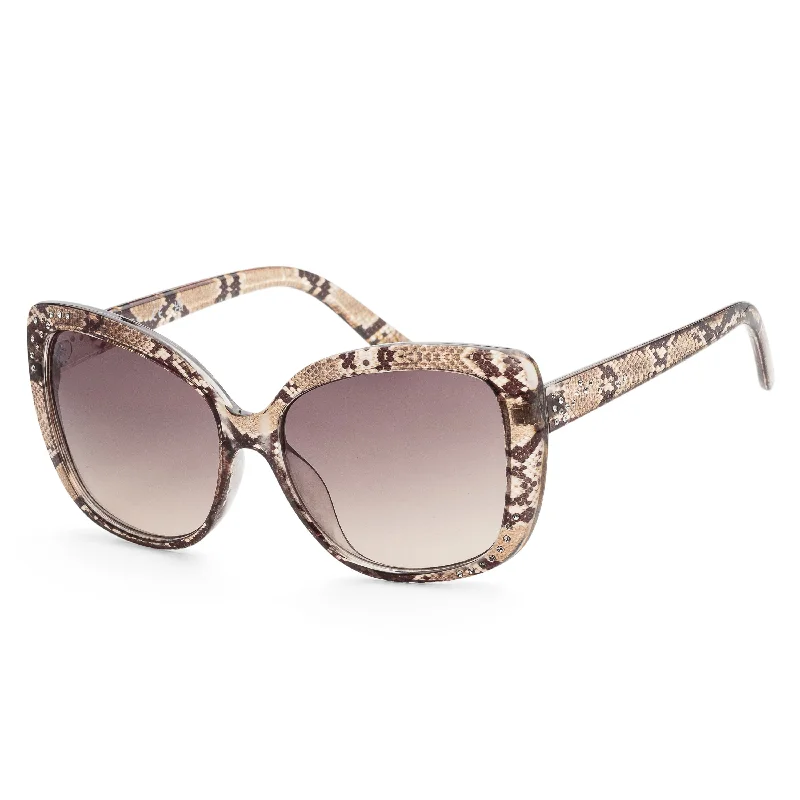 Guess Women's 57mm Brown Sunglasses GF0383-45F Geometric - Shaped Avant - Garde