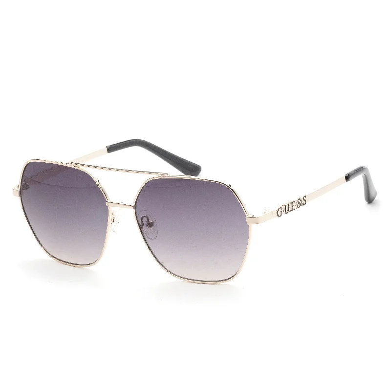 Guess Women's  59mm Gold Sunglasses Cat - Eye Feminine Design