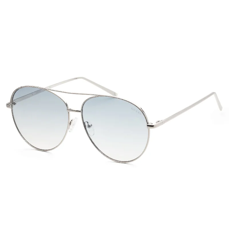Guess Women's 63mm Black Sunglasses GF0391-10W Chunky Black - Frame Goth Look