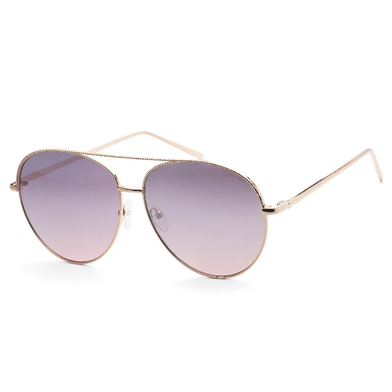 Guess Women's 63mm Rose Gold Sunglasses GF0391-28U Wire - Frame Intellectual Look
