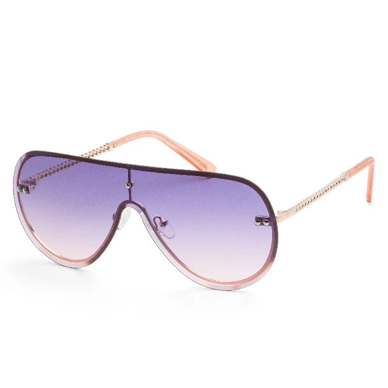 Guess Women's 99mm Gold Sunglasses GF0400-32V Cat - Eye Vintage Revival