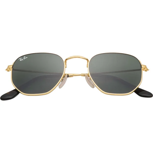 Hexagonal M - Gold/Green Classic Retro - Inspired 