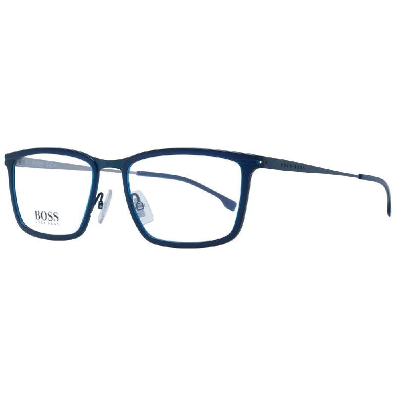 Hugo Boss  Men Optical Men's Frames Vintage Horn - Rimmed Style