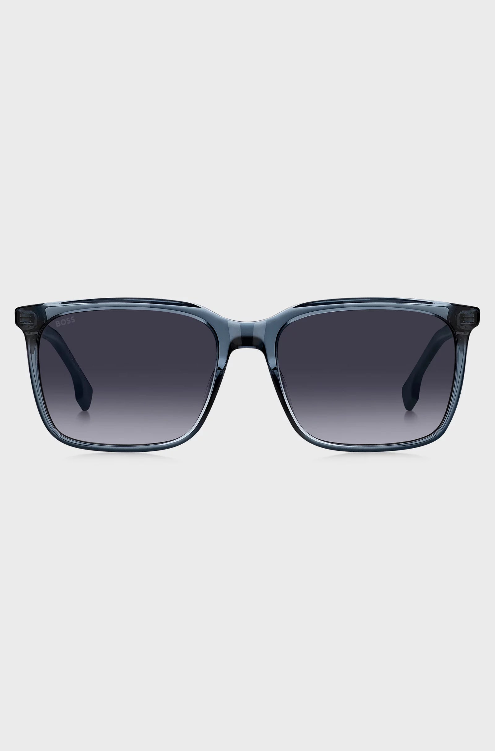 Hugo Boss Sunglasses BLUE-Acetate Sunglasses With Patterned Carbon-Fibre Temples Anti - Blue - Light Computer Glasses