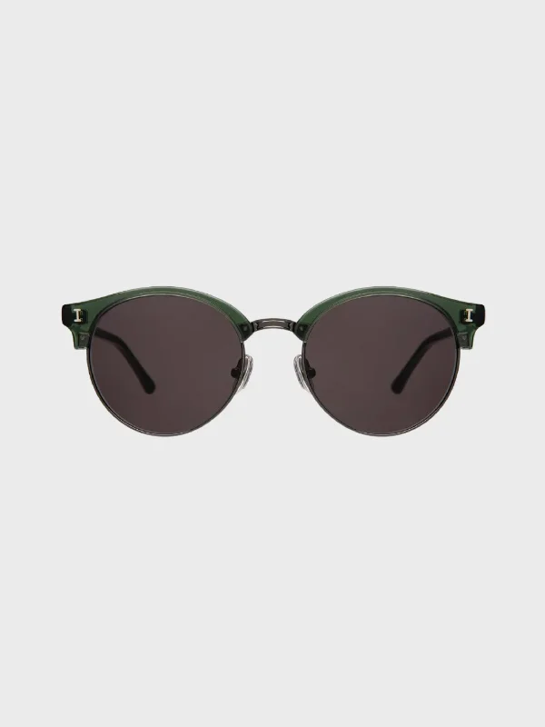 Illesteva - Benson Pine/Gunmetal Wire - Frame Intellectual Look