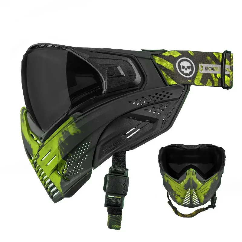 INFAMOUS PUSH UNITE GOGGLE- VOLT SKULL Retro Round - Frame Look