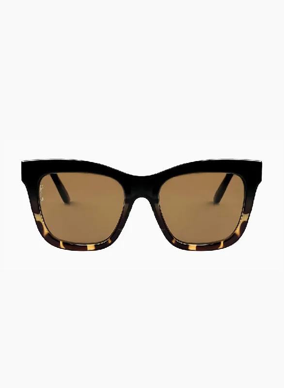 Irma Sunglasses, Black Tort/Brown | Otra Gradient - Lens 