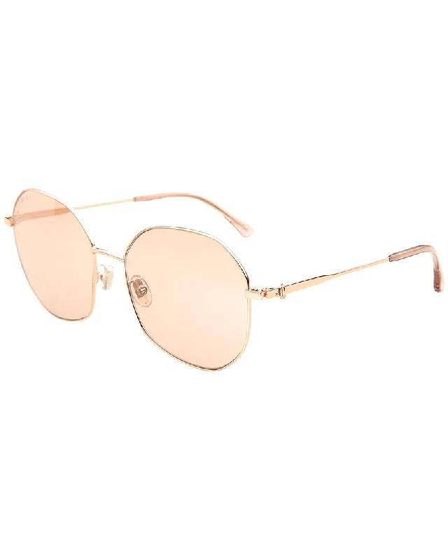 Jimmy Choo Women's Astra 58mm Sunglasses Chunky Black - Frame Goth Look