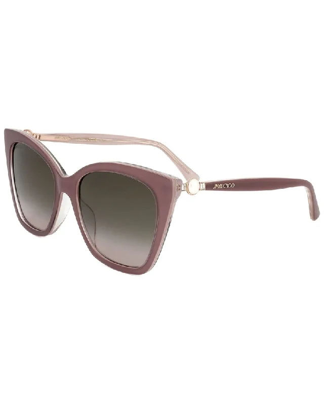 Jimmy Choo Women's RUA/G/S 56mm Sunglasses Wrap - Around Ski Goggles