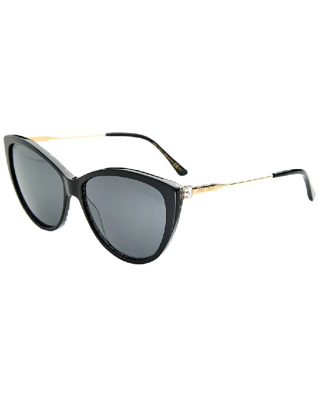 Jimmy Choo Women's Rym 60mm Sunglasses Leather - Trimmed Luxe Style